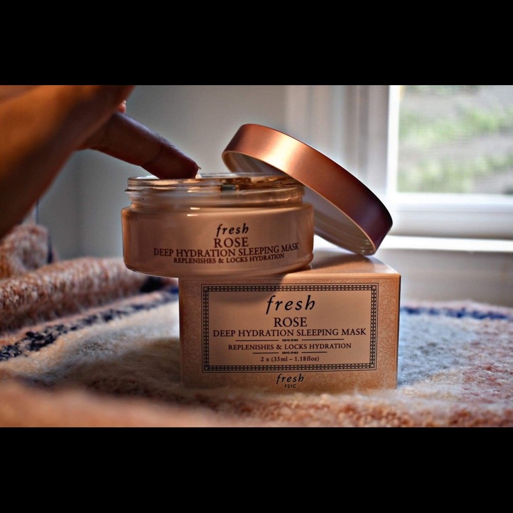 Fresh rose hydration face mask